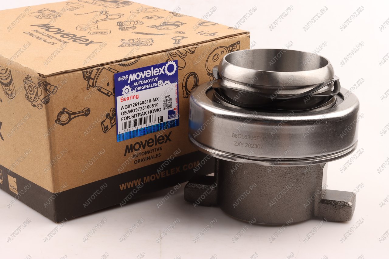 3 699 р. Подшипник выжимной SITRAK HOWO MOVELEX MOVELEX wg9725160510-mx MOVELEX wg9725160510-mx  с доставкой в г. Пермь