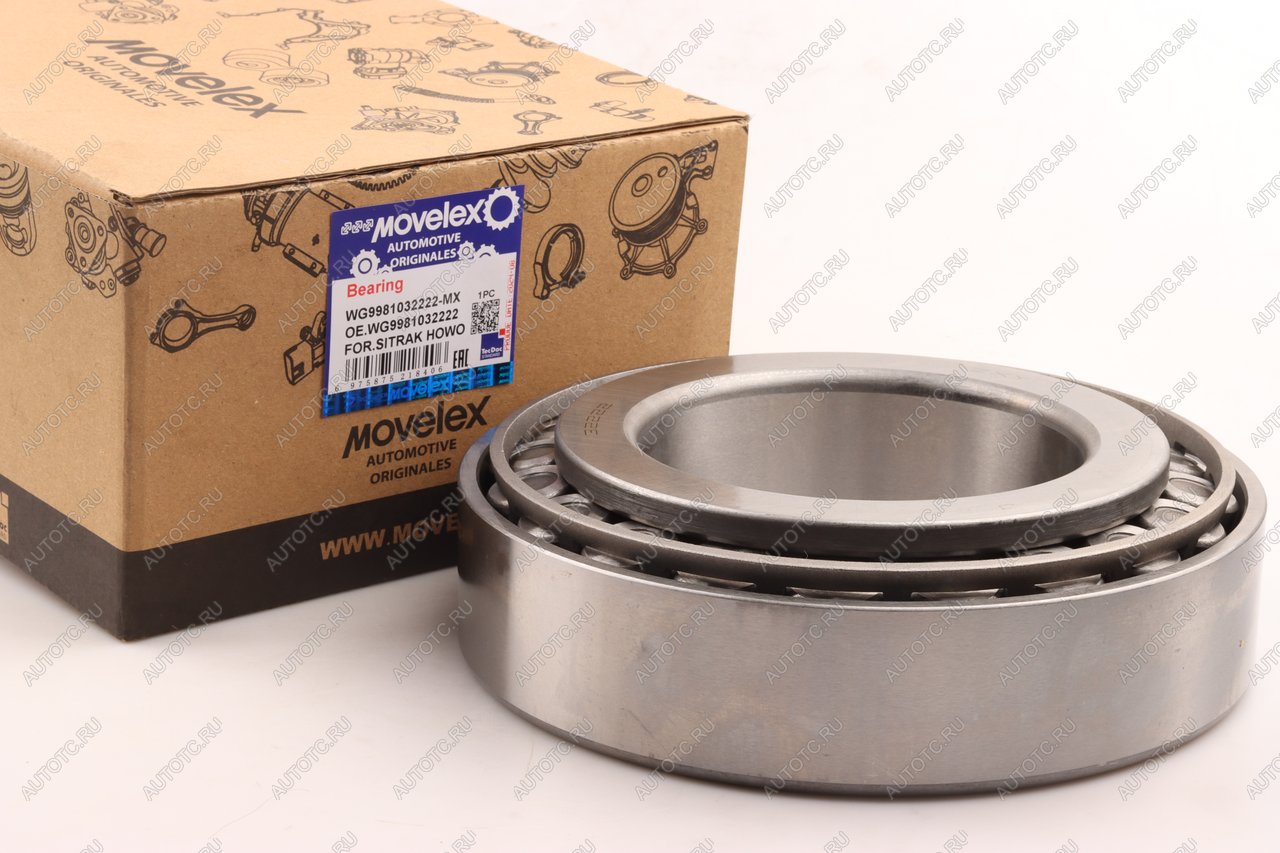 4 099 р. Подшипник ступицы SITRAK HOWO задней наружный MOVELEX MOVELEX wg9981032222-mx MOVELEX wg9981032222-mx  с доставкой в г. Пермь