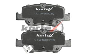 1 099 р. Комплект задних колодок дисковых тормозов (4шт.) KORTEX Toyota Auris E150 хэтчбэк 5 дв. дорестайлинг (2006-2010)  с доставкой в г. Пермь. Увеличить фотографию 3