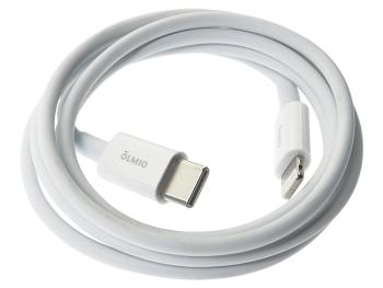 459 р. Кабель iPhone (5-)-USB Type C 1м белый OLMIO OLMIO olm-041666 OLMIO olm-041666  с доставкой в г. Пермь. Увеличить фотографию 1