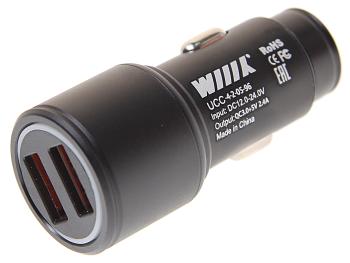 669 р. Устройство зарядное в прикуриватель 2USB 12V WIIIX WIIIX ucc-4-2-05-96 WIIIX ucc-4-2-05-96  с доставкой в г. Пермь. Увеличить фотографию 1
