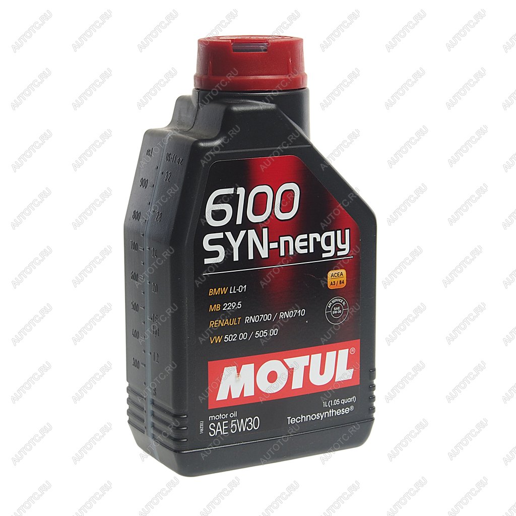 1 099 р. Масло моторное 6100 SYN-NERGIE 5W30 п/синт.1л MOTUL MOTUL 107970 MOTUL 107970  с доставкой в г. Пермь
