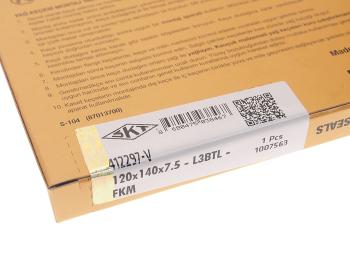 2 169 р. Сальник КАМАЗ системы подкачки колес 120х140х7.5 SKT SKT 412297-v-a SKT 412297-v-a  с доставкой в г. Пермь. Увеличить фотографию 4