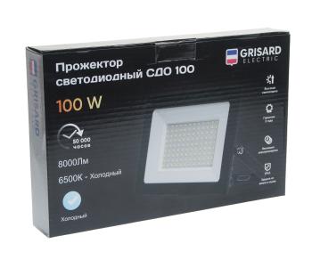 939 р. Светильник светодиодный 220V 100W 6500K черный GRISARD ELECTRIC GRISARD ELECTRIC gre-004-0001 GRISARD ELECTRIC gre-004-0001  с доставкой в г. Пермь. Увеличить фотографию 4