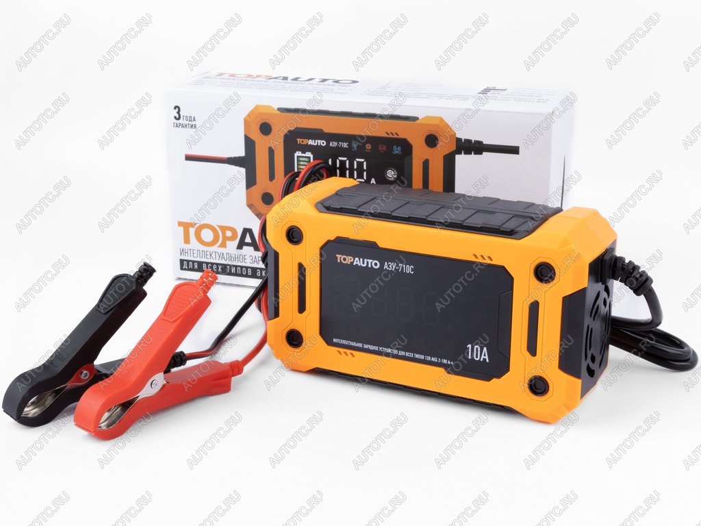 2 499 р. Устройство зарядное интеллектуальное 12V 10A 160Ач AGM/GEL LiFePO4 (автомат) ТОП АВТО ТОП АВТО 10a001 ТОП АВТО 10a001  с доставкой в г. Пермь