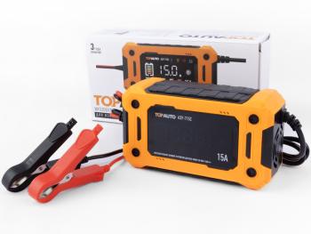 2 989 р. Устройство зарядное интеллектуальное 12V 15A 200Ач AGM/GEL LiFePO4 (автомат) ТОП АВТО ТОП АВТО 15a001 ТОП АВТО 15a001  с доставкой в г. Пермь. Увеличить фотографию 1