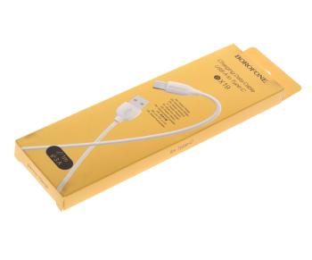 97 р. Кабель USB Type C 1м BOROFONE BOROFONE bx19 белый BOROFONE bx19 белый  с доставкой в г. Пермь. Увеличить фотографию 3