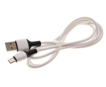 97 р. Кабель USB Type C 1м BOROFONE BOROFONE bx84 белый BOROFONE bx84 белый  с доставкой в г. Пермь. Увеличить фотографию 1