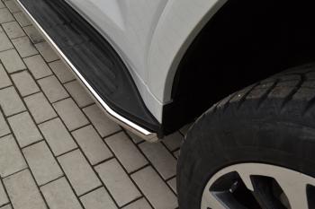 11 999 р. Защита порогов PT GROUP с окантовкой Ø38мм (НПС) HAVAL H9 2024-  Haval H9 (2024-2025)  с доставкой в г. Пермь. Увеличить фотографию 9