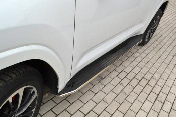11 999 р. Защита порогов PT GROUP с окантовкой Ø38мм (НПС) HAVAL H9 2024-  Haval H9 (2024-2025)  с доставкой в г. Пермь. Увеличить фотографию 8