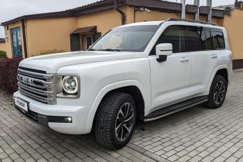 11 999 р. Защита порогов PT GROUP с окантовкой Ø38мм (НПС) HAVAL H9 2024-  Haval H9 (2024-2025)  с доставкой в г. Пермь. Увеличить фотографию 6