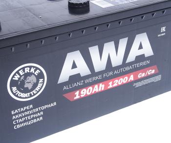 20 999 р. Аккумулятор AWA PRO 190Ач обратная полярность AWA 6ст190(3)  с доставкой в г. Пермь. Увеличить фотографию 2