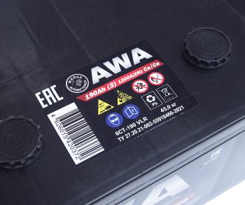20 999 р. Аккумулятор AWA PRO 190Ач обратная полярность AWA 6ст190(3)  с доставкой в г. Пермь. Увеличить фотографию 4