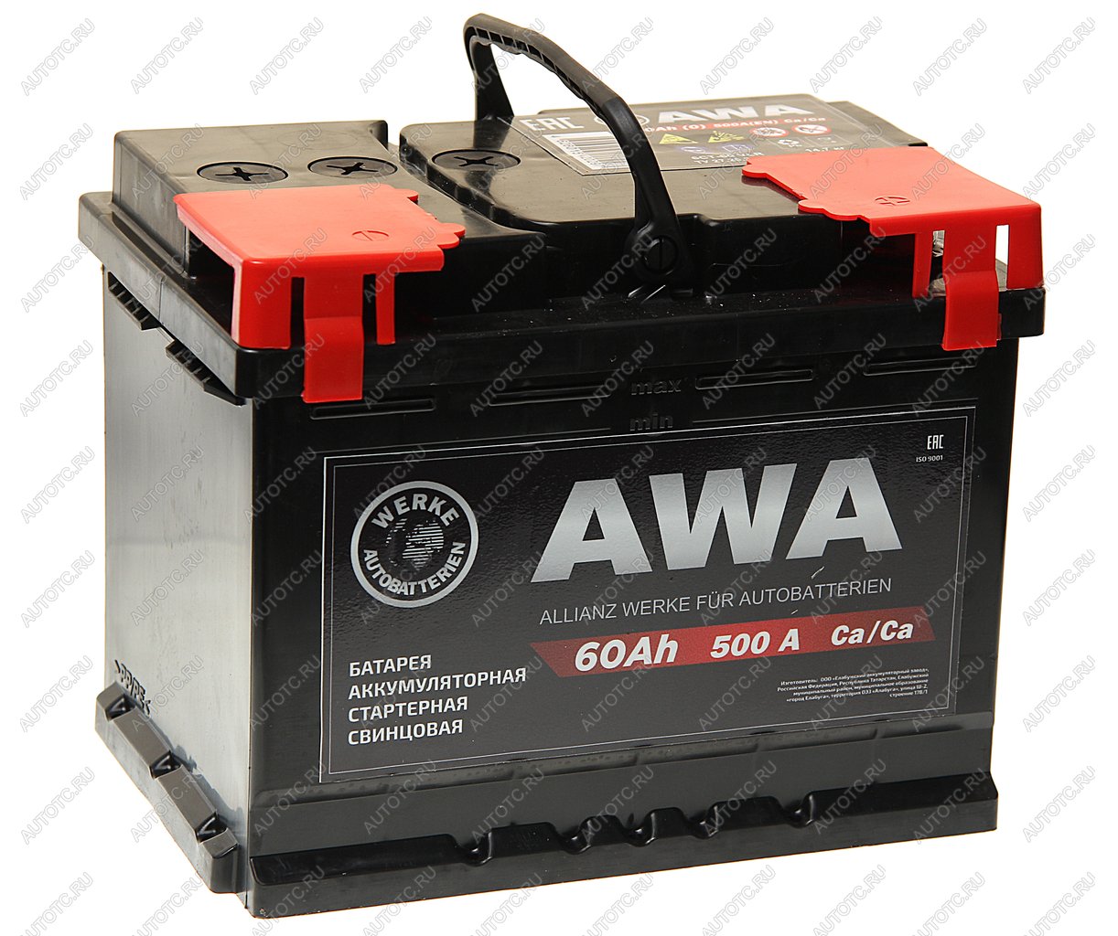 7 999 р. Аккумулятор AWA PRO 60Ач обратная полярность AWA 6ст60(0)  с доставкой в г. Пермь