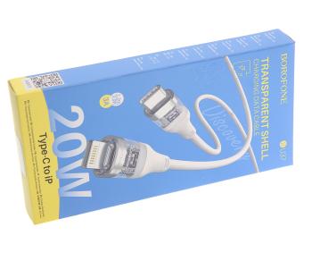 379 р. Кабель USB Type C-USB Type C 1м BOROFONE BOROFONE bu37 white  с доставкой в г. Пермь. Увеличить фотографию 2