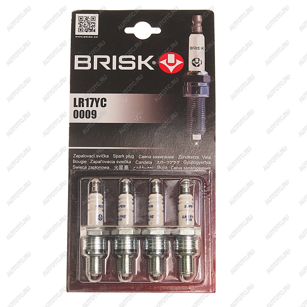 999 р. Свеча зажигания ЗМЗ-406 BRISK LR17YC SUPER комплект BRISK lr17yc  с доставкой в г. Пермь