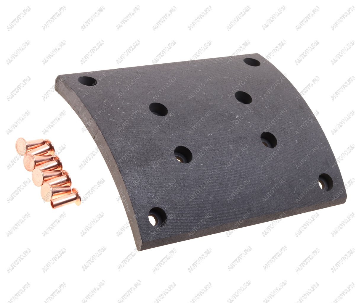 729 р. Накладка тормозной колодки SHACMAN SHAANXI задней (10 отв.) (1шт.) OE SHACMAN hd90149340094  с доставкой в г. Пермь