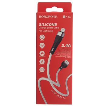 205 р. Кабель micro USB 1м белый BOROFONE BOROFONE bx46 white  с доставкой в г. Пермь. Увеличить фотографию 2