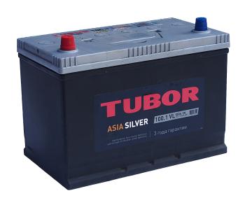 15 249 р. Аккумулятор TUBOR Asia Silver 100Ач TUBOR 6ст100(1) d31r  с доставкой в г. Пермь. Увеличить фотографию 1