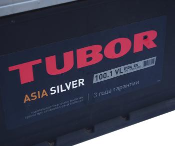 15 249 р. Аккумулятор TUBOR Asia Silver 100Ач TUBOR 6ст100(1) d31r  с доставкой в г. Пермь. Увеличить фотографию 2