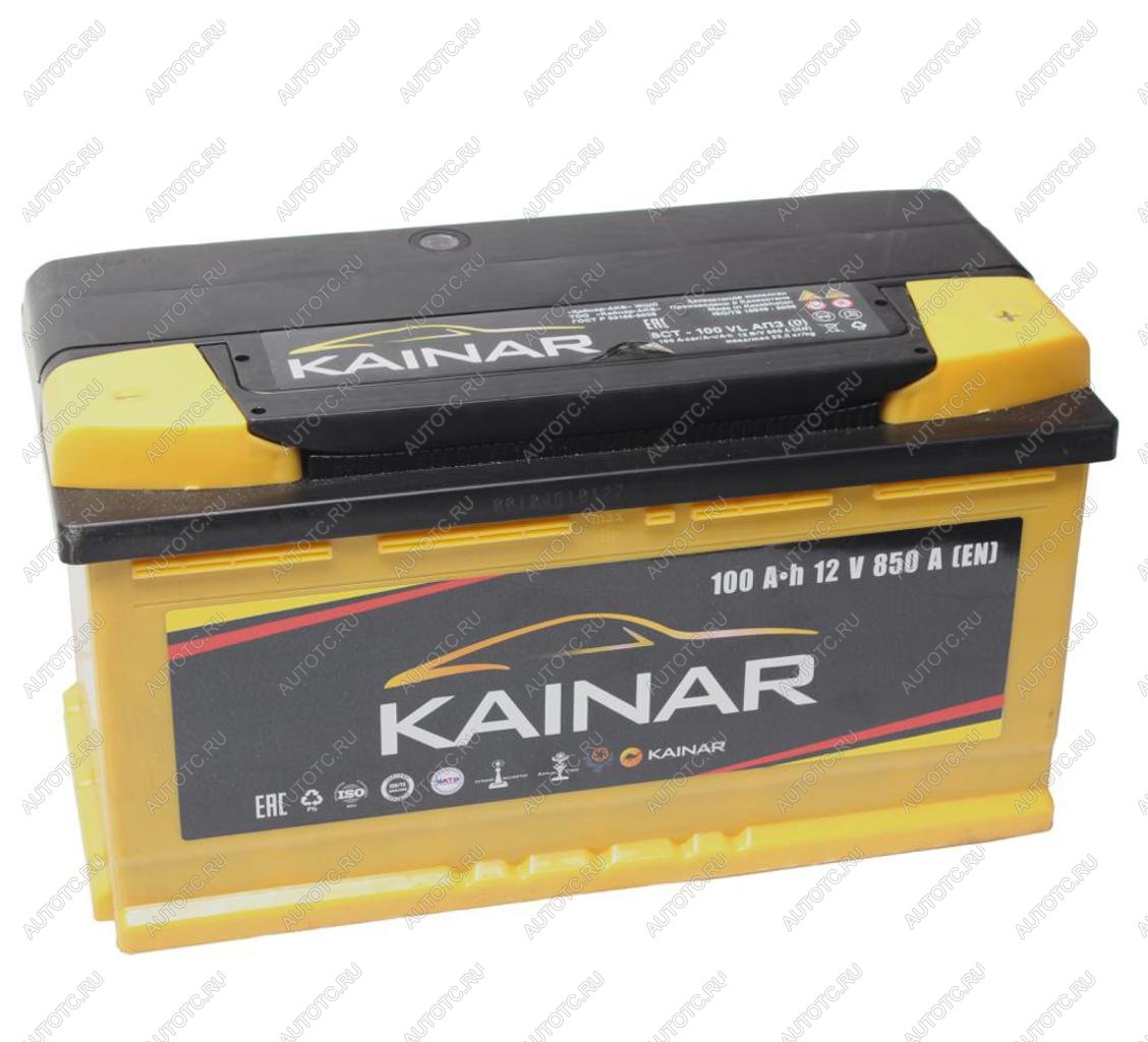 12 699 р. Аккумулятор KAINAR 100Ач обратная полярность KAINAR 6ст100(0)  с доставкой в г. Пермь