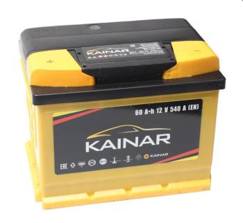 8 199 р. Аккумулятор KAINAR 60Ач KAINAR 6ст60(1)  с доставкой в г. Пермь. Увеличить фотографию 1