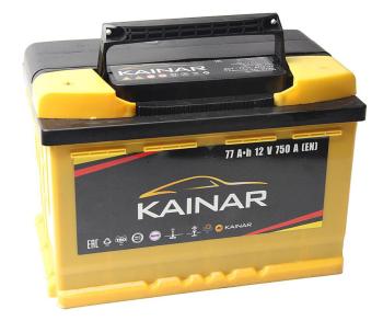 9 449 р. Аккумулятор KAINAR 77Ач KAINAR 6ст77(1)  с доставкой в г. Пермь. Увеличить фотографию 1