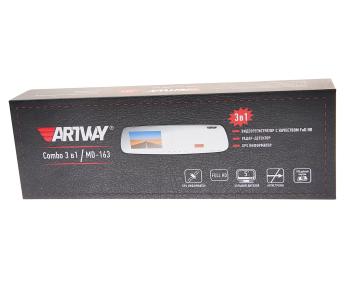 15 899 р. Видеорегистратор с радар-детектором в зеркале GPS ARTWAY ARTWAY md-163  с доставкой в г. Пермь. Увеличить фотографию 5