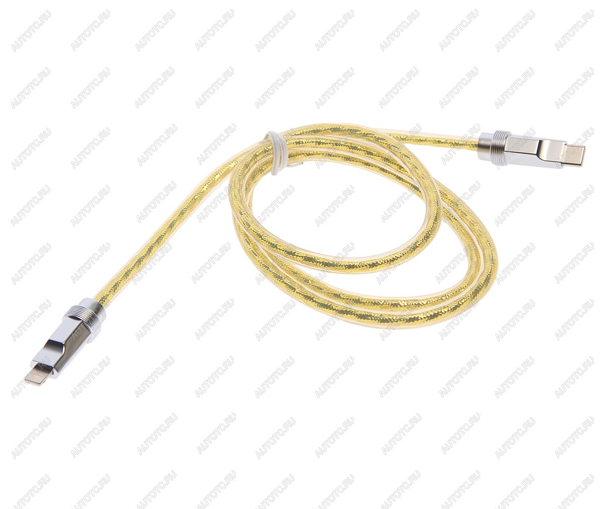 439 р. Кабель USB Type C-USB Type C 1м золото HOCO HOCO u113 gold  с доставкой в г. Пермь