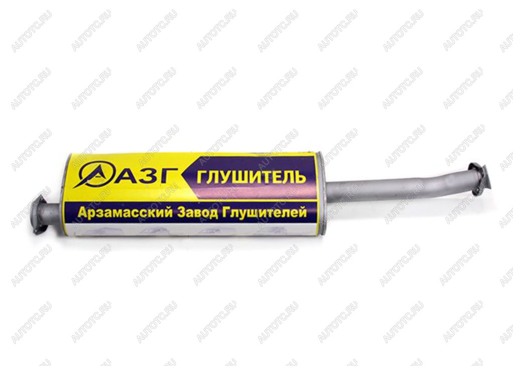 5 399 р. Глушитель ГАЗ-3302,3221 дв.CUMMINS 2.8,УМЗ-4216 ЕВРО-4 выход боковой усиленный АЗГ АЗГ 3221-1201008-50  с доставкой в г. Пермь