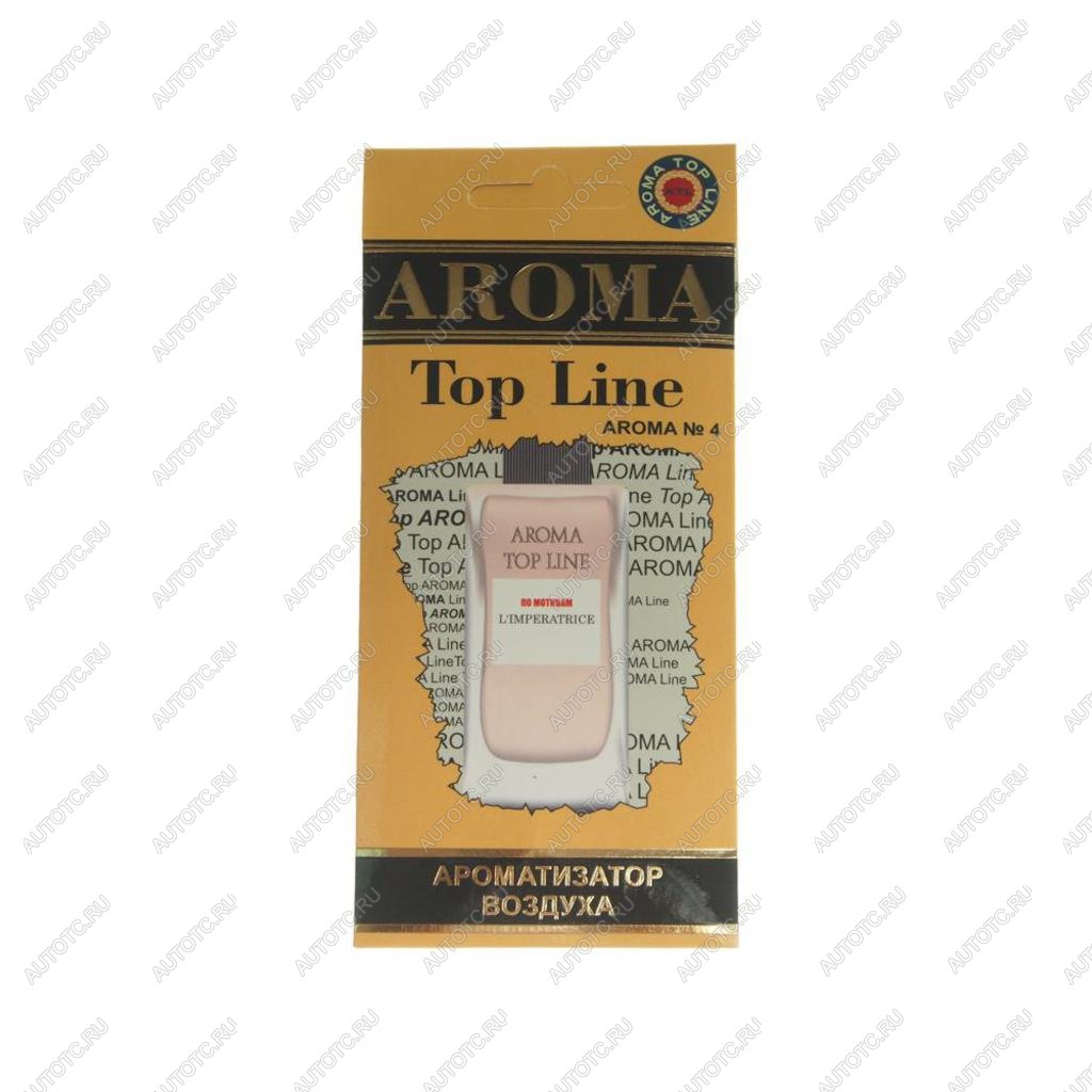 212 р. Ароматизатор подвесной пластина (№4 D&G 3 Limperatrice) TOP LINE TOP LINE №4 d&g 3 limperatrice  с доставкой в г. Пермь
