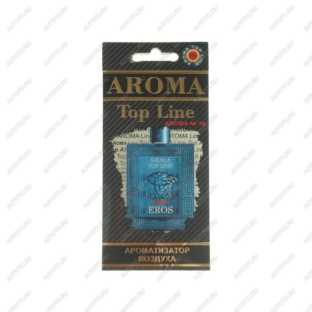 212 р. Ароматизатор подвесной пластина (№19 Versace Eros) TOP LINE TOP LINE №19 versace eros  с доставкой в г. Пермь