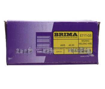 299 р. Проволока сварочная d=0.8мм 0.5кг флюсовая BRIMA BRIMA е71t-gs  с доставкой в г. Пермь. Увеличить фотографию 5