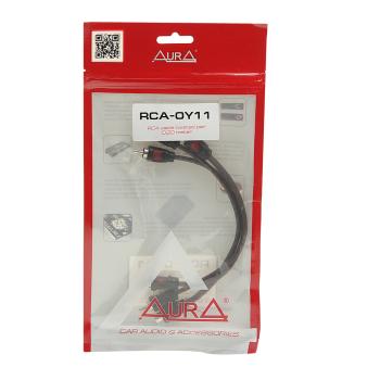 569 р. Переходник RCA-2RCA 2шт. AURA AURA rca-0y11  с доставкой в г. Пермь. Увеличить фотографию 1