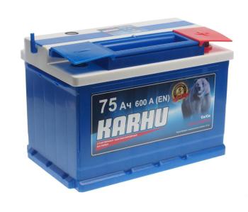 8 999 р. Аккумулятор KARHU 75Ач обратная полярность KARHU 6ст75(0)  с доставкой в г. Пермь. Увеличить фотографию 1