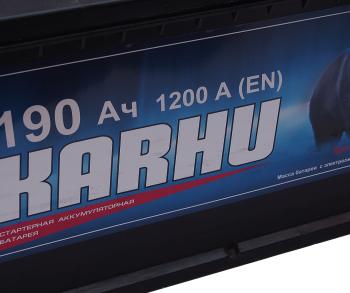 18 999 р. Аккумулятор KARHU 190Ач KARHU 6ст190(4)  с доставкой в г. Пермь. Увеличить фотографию 2