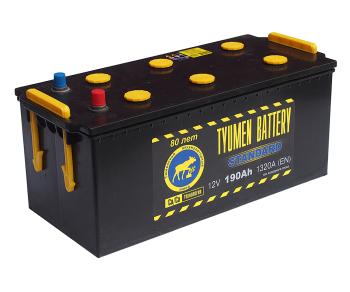 21 899 р. Аккумулятор TYUMEN BATTERY STANDART 190Ач под болт TYMEN BATTERY 6ст190(4)  с доставкой в г. Пермь. Увеличить фотографию 1