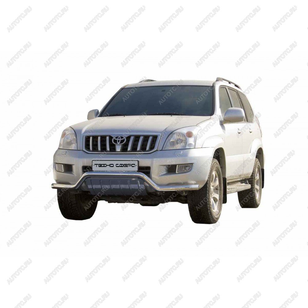 12 699 р. Передок «Волна» с доп. защитой двигат., 63.5  Toyota LAND CRUISER PRADO 120 ОКРАШ.  0641 к  с доставкой в г. Пермь