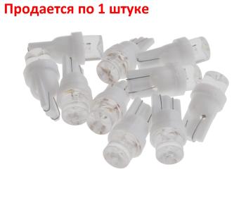 12 р. Лампа светодиодная 12V W5W T10 W2.1x9.5d 1 LED CONE White MEGA ELECTRIC MEGA ELECTRIC 050312w  с доставкой в г. Пермь. Увеличить фотографию 1
