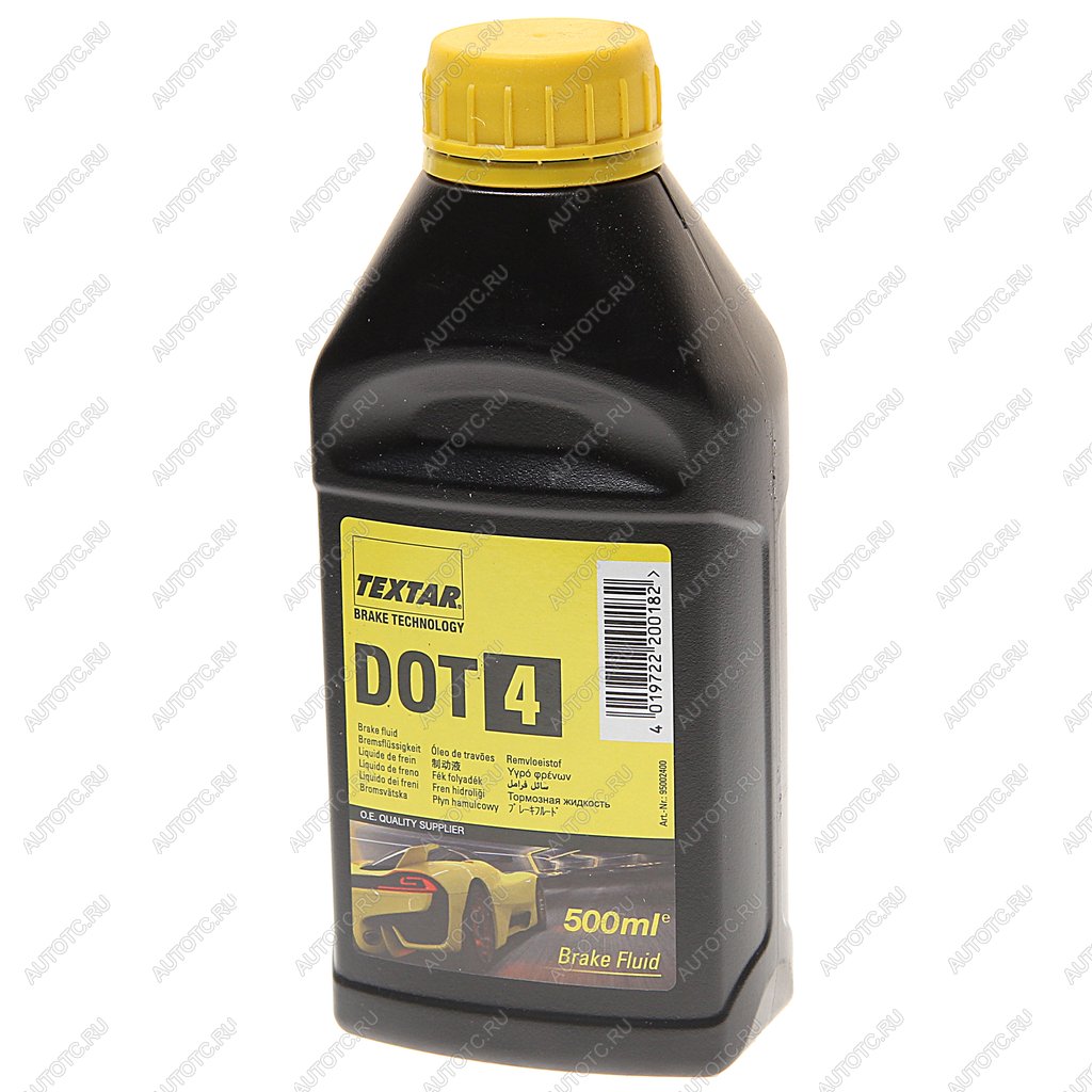 569 р. Жидкость тормозная DOT-4 0.5л TEXTAR TEXTAR 95002400  с доставкой в г. Пермь