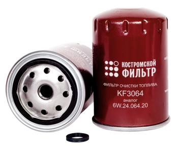 619 р. Фильтр топливный КАМАЗ ЕВРО-2,4,5 тонкой очистки Специалист КОСТРОМСКОЙ ФИЛЬТР КП Автофильтр kf3064 sp  с доставкой в г. Пермь. Увеличить фотографию 2