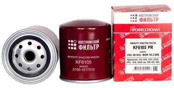 439 р. Фильтр масляный ГАЗ-3110,3302 (дв.ЗМЗ-406) Профессионал КОСТРОМСКОЙ ФИЛЬТР КП Автофильтр kf6105 pr  с доставкой в г. Пермь. Увеличить фотографию 2
