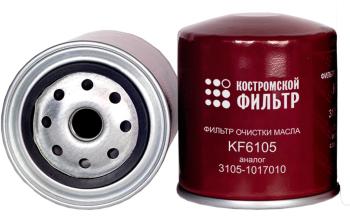 419 р. Фильтр масляный ГАЗ-3110,3302 (дв.ЗМЗ-406) Специалист КОСТРОМСКОЙ ФИЛЬТР КП Автофильтр kf6105 sp  с доставкой в г. Пермь. Увеличить фотографию 1