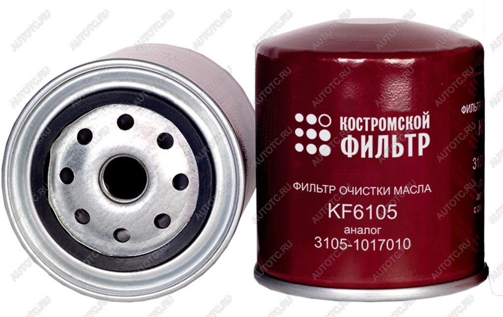 419 р. Фильтр масляный ГАЗ-3110,3302 (дв.ЗМЗ-406) Специалист КОСТРОМСКОЙ ФИЛЬТР КП Автофильтр kf6105 sp  с доставкой в г. Пермь