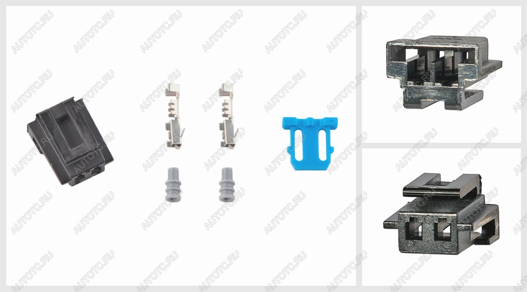 137 р. Разъем DAEWOO электрический (2-х контактный) TE PARTS TE PARTS 7760202  с доставкой в г. Пермь