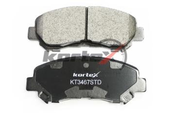 1 559 р. Колодки тормозные NISSAN Qashqai (J10E),X-Trail (T31) передние (4шт.) KORTEX KORTEX kt3467std  с доставкой в г. Пермь. Увеличить фотографию 2