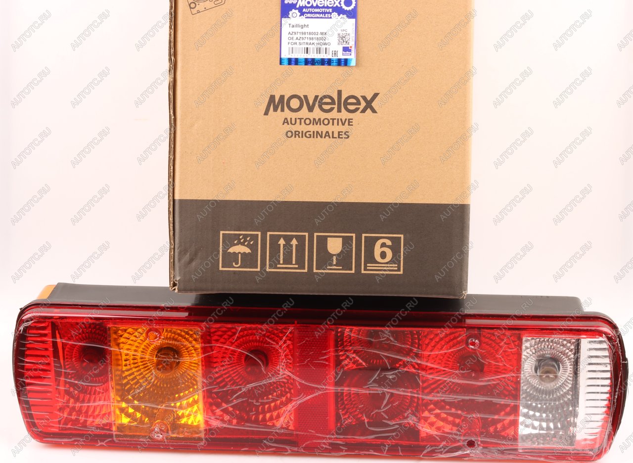 2 369 р. Фонарь задний SITRAK HOWO правый MOVELEX MOVELEX az9719818002-mx  с доставкой в г. Пермь