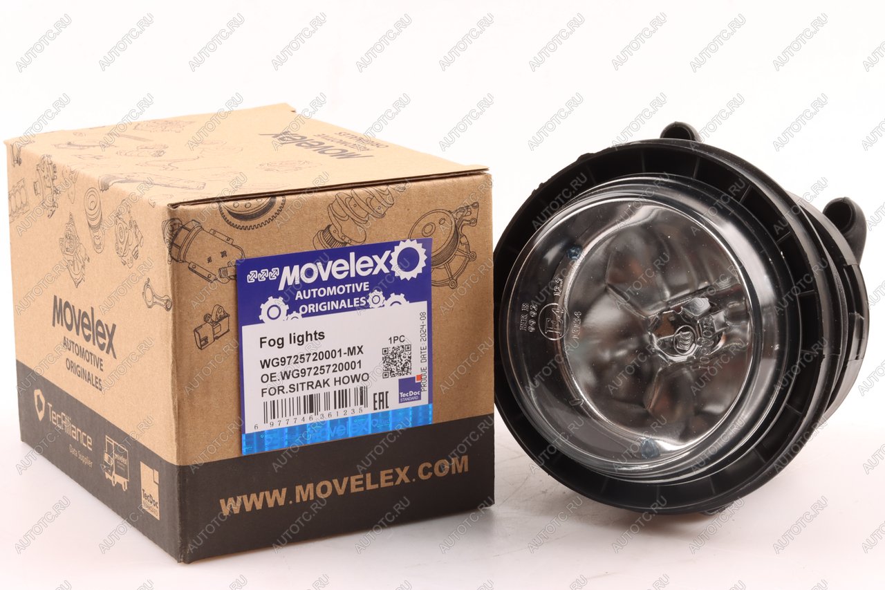 1 959 р. Фара противотуманная SITRAK HOWO (круглая) MOVELEX MOVELEX wg9725720001-mx  с доставкой в г. Пермь