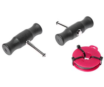 3 579 р. Струна для срезания уплотнителей 0.75 L=1.8м с держателями JTC JTC TOOLS CO., LTD jtc-2522  с доставкой в г. Пермь. Увеличить фотографию 1