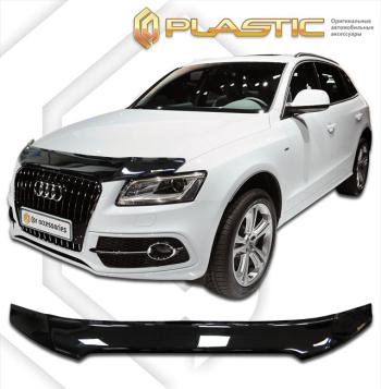2 199 р. Дефлектор капотаClassic черныйAudiQ5 2012–2016  2010010111304  с доставкой в г. Пермь. Увеличить фотографию 1